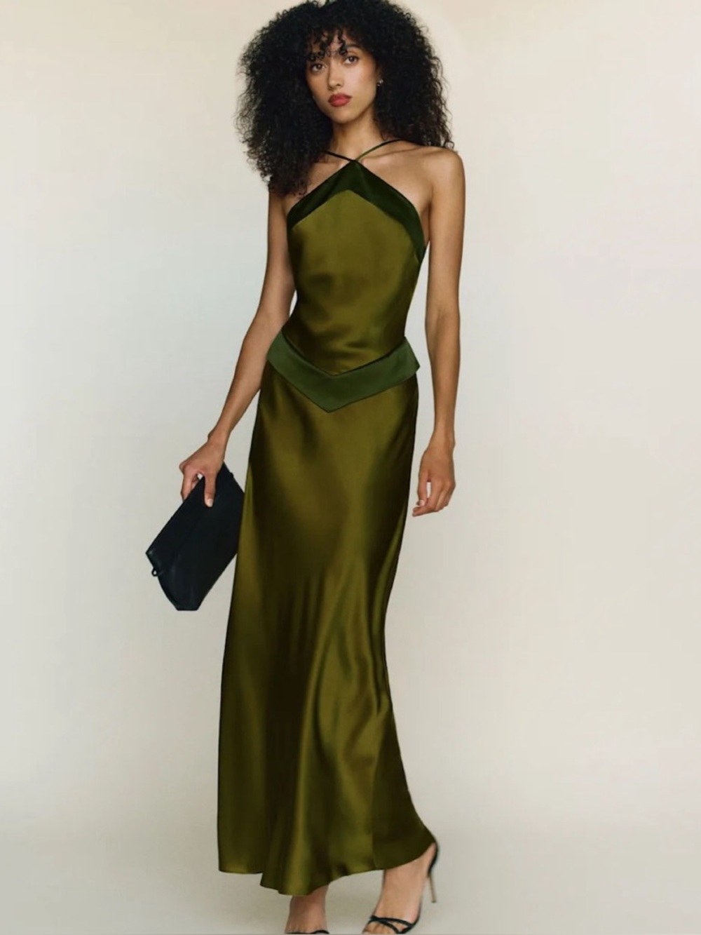 SZ 4 Reformation Jillian Silk Dress NWT